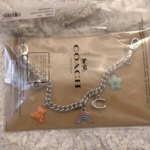 Coach Swagger Chain in Silver metal ✨NWT✨
